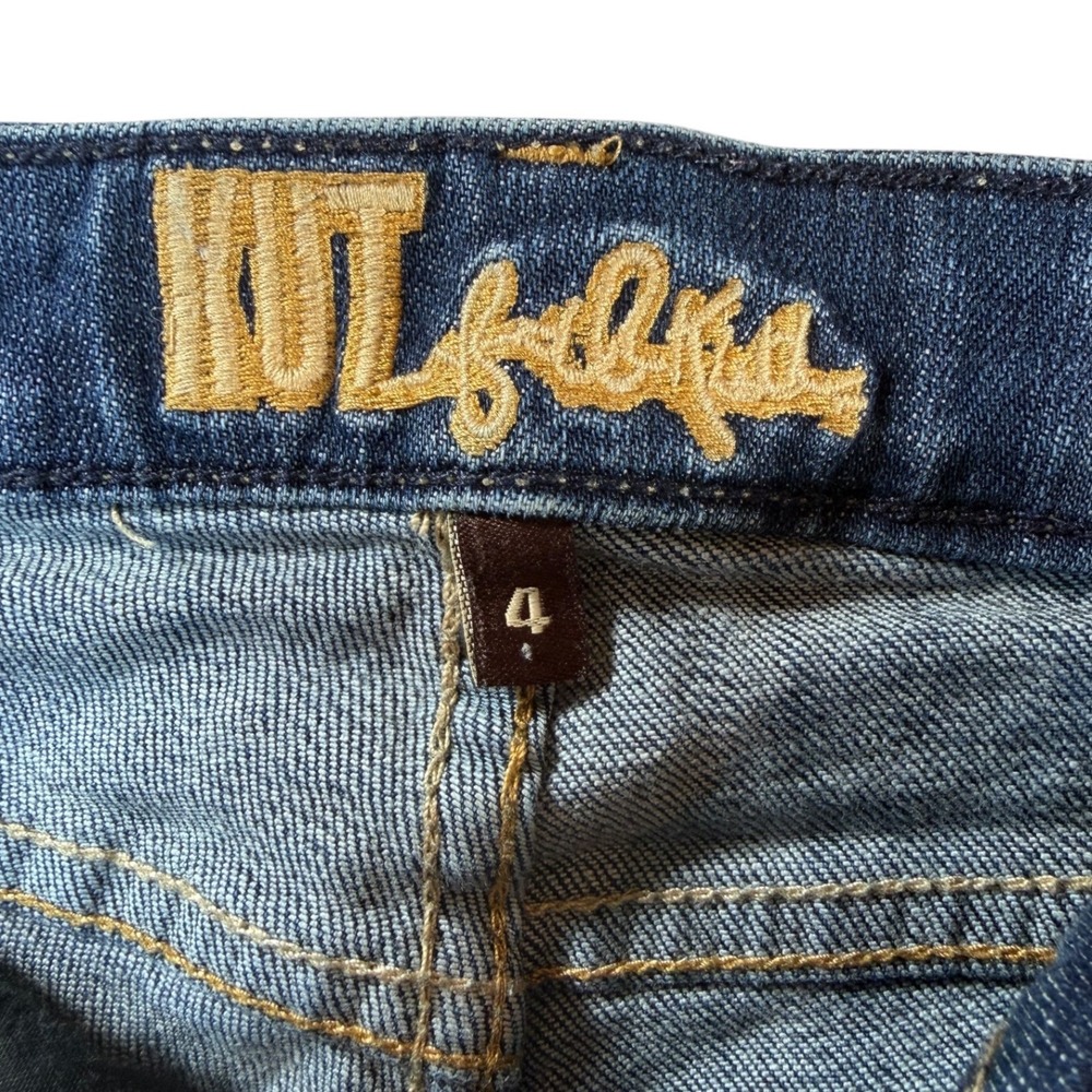 Kut from the Kloth Gidget Frey Shorts Womens 4 Blue Denim Cutoff Excellent - Picture 3 of 7
